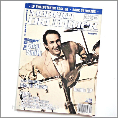 MODERN DRUMMER - Dec 1994 - CHAD SMITH - CHILE PEPPERS + Eric Kretz STP