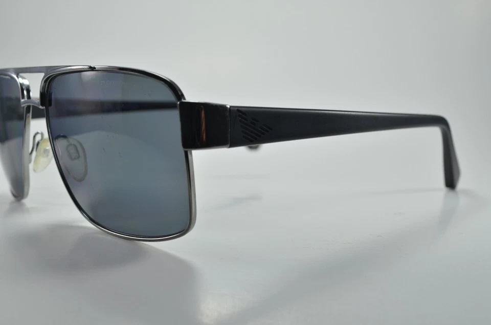 Authentic Emporio Armani EA 2002 3010/81 Polarized Gunmetal w/Gray Sunglasses Foto 3 de 4