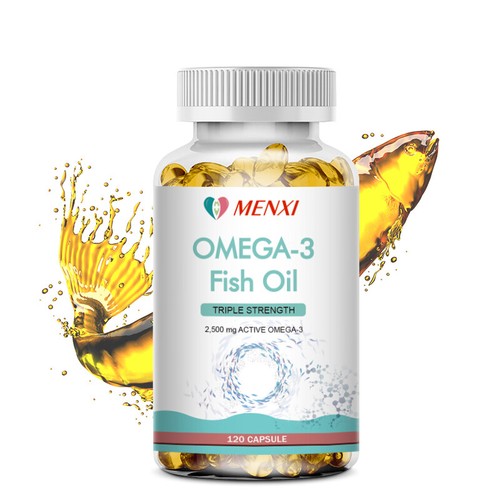 Omega 3 Fish Oil Capsules 3x Strength 3600mg EPA & DHA, Highest Potency 120 caps - Picture 7 of 14