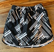 Slazenger Golf Women’s XS XSmall Hydro-Dri Skort Skirt Black White Pockets NEW