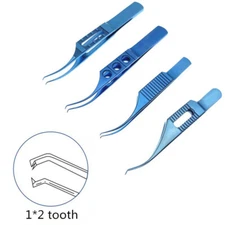  Colibri beaked Toothed Forceps Ophthalmic tweezers eye Surgical instruments