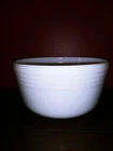 Vintage Pyrex Hamilton Beach #16 White Milk Glass Rib Banded Mixing Bowl
