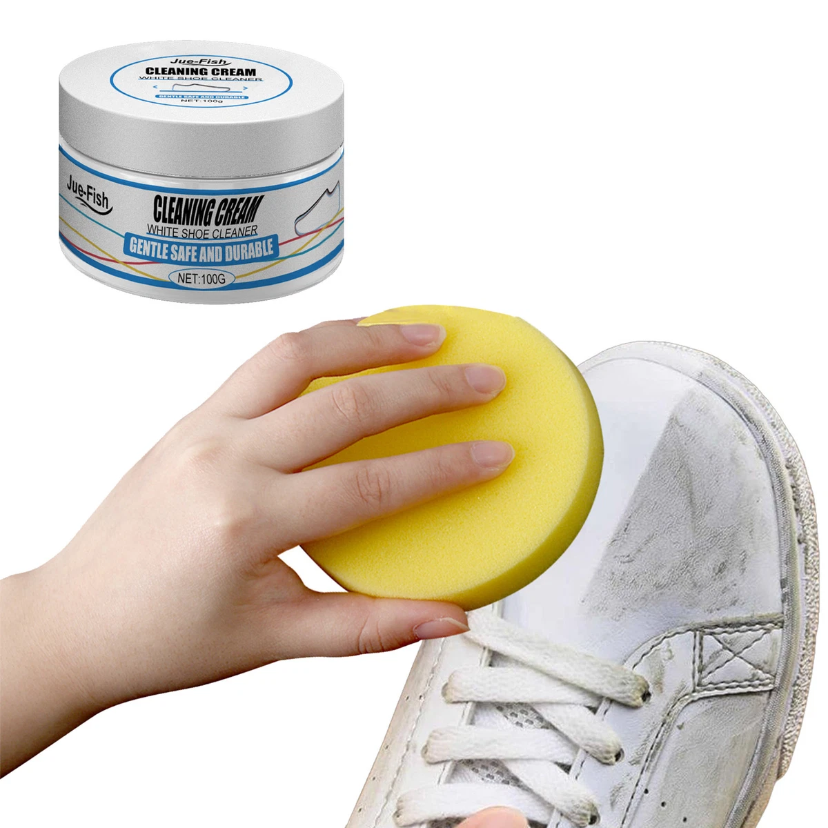 White Shoe Cleaning Cream Sneaker Leather Shoes White Shoe Cleaner Refresh  Color