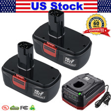 2Pack for Craftsman 19.2 Volt 11375 Battery C3 DieHard 130279005 11376 130279003