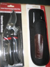 KYNUP 8.6 PROFESSIONAL BYPASS PRUNER* PLUS DURABLE NYLON  SHEATH-CUTS UP TO 1"