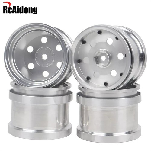 RcAidong Aluminium Radnabe Felgen Für Tamiya GF-02 WR-01 WR-02G WT-01 RC-Zubehör - Bild 6 von 7