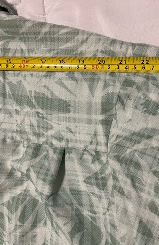 Linea Dome Button Up Shirt Mens Sz XL Hawaiian Floral Green Short Sleeve Vintage - Picture 7 of 11