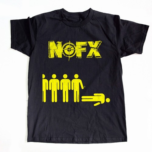 NOFX Wolves in Wolves' Clothing Heavy Cotton Black Unisex T-shirt Size S-5XL