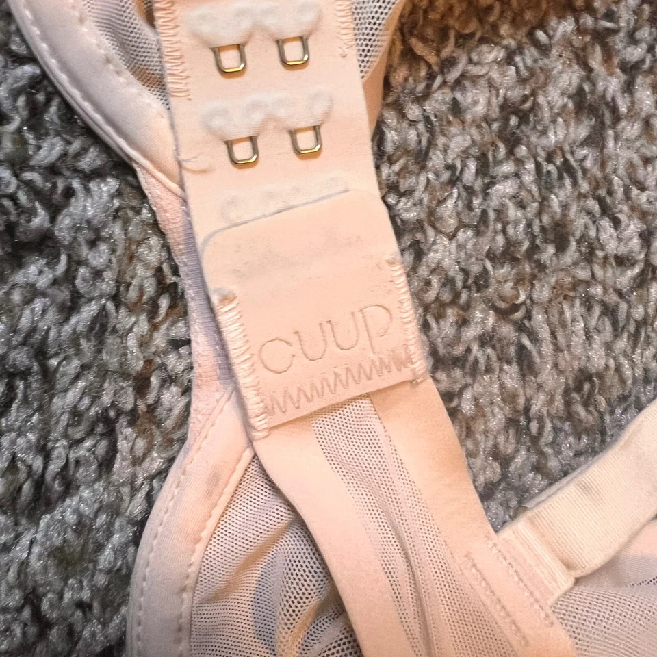 CUUP The Plunge Bra Sheer Unlined Everyday Comfort Lingerie 30C - Image 4 of 4