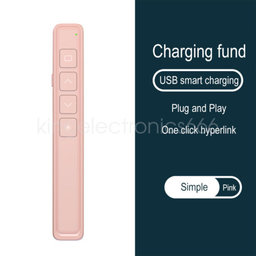 2,4 GHz USB Wireless Presenter PPT Fernbedienung mit rotem Laser für Mac Laptop Computer