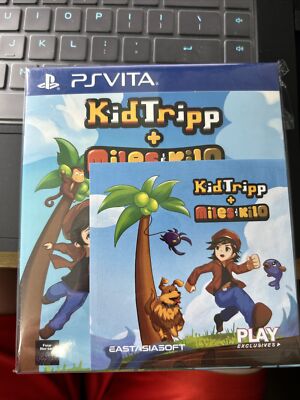 Kid Tripp + Miles & Kilo PS Vita Play Exclusives Eastasiasoft New and Sealed