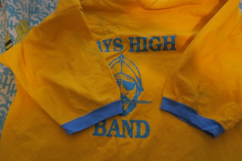 Vintage 80s 90s Russell Athletic Mays High School Band Yellow Ringer T-Shirt LRG - Picture 7 of 10