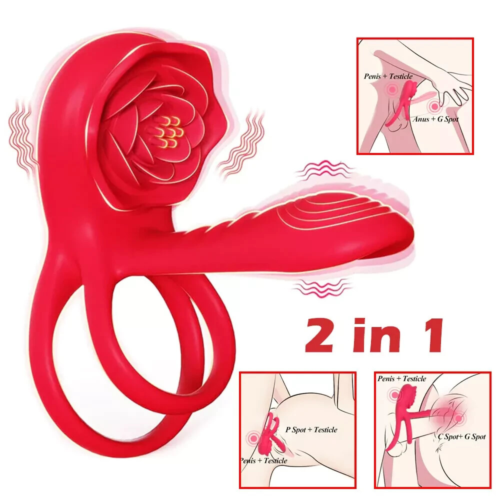 Rose Vibrating Cock Ring G Spot Clit Penis Dildo Stimulator Sex Toys Men Couples | eBay Rose Vibrating Cock Ring G Spot Clit Penis Dildo Stimulator Sex Toys Men Couples | eBay