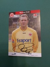 Eintracht Frankfurt, M. Pr�ll, autograph card, football