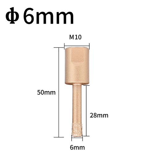 M10 Dry Wet Diamond Holesaw 6mm-60mm Porcelain Ceramic Marble Granite Tile Drill - Picture 7 of 22