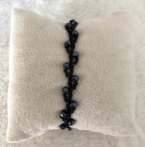 Lucida Design Ottoman Style Black Crystal Bracelet Retail $29 - Picture 2 of 6