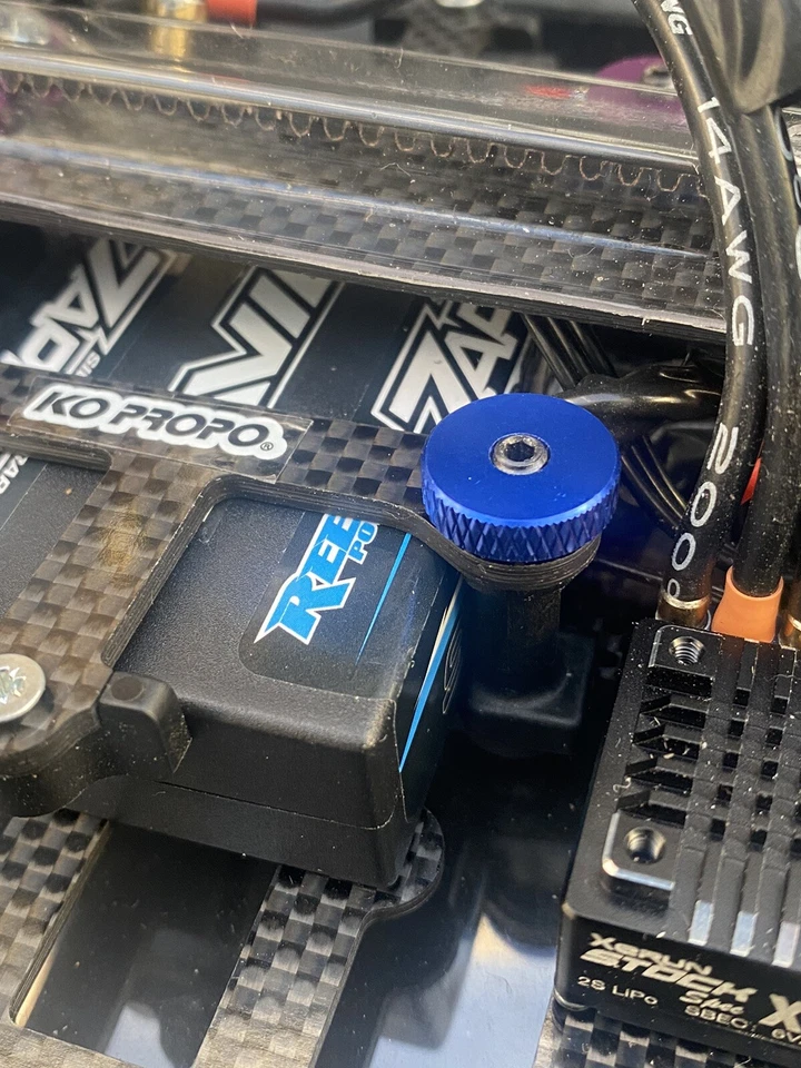 lipo Battery post thumb screws m4 schumacher procat cougar radio control Rc 1/10 - Image 2 of 3