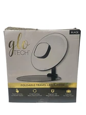 Glo Tech LED Foldable Travel Mirror New Open Box