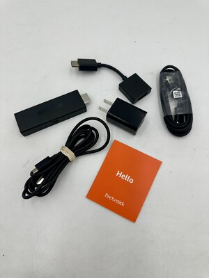 Amazon Fire stick Model L-2338 with USB cable & Brick Adapter Travel Charger EUC