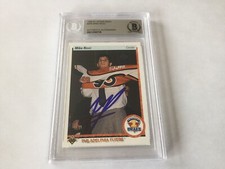 Mike Ricci Signed Autographed Upper Deck UD RC Card Slabbed Beckett BAS COA a