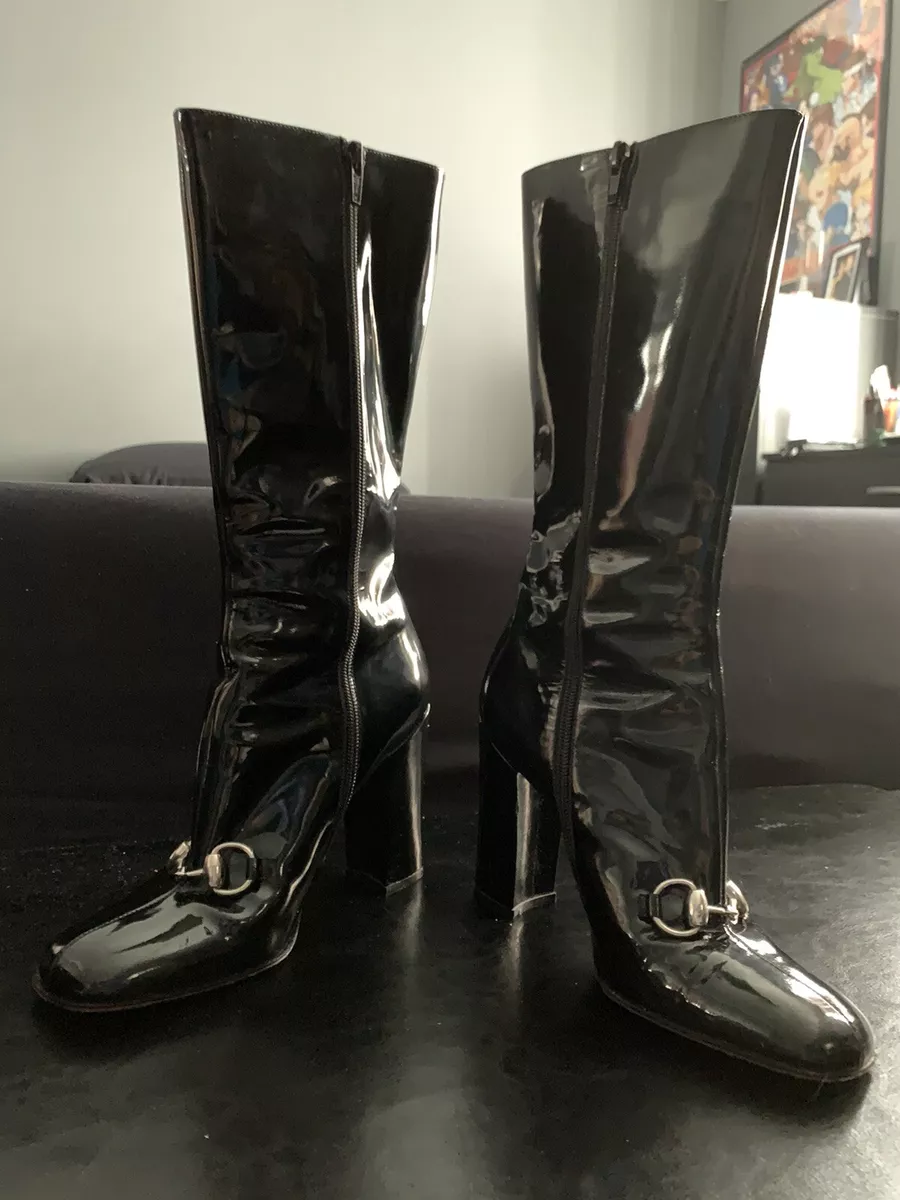 Gucci 2025 patent boots