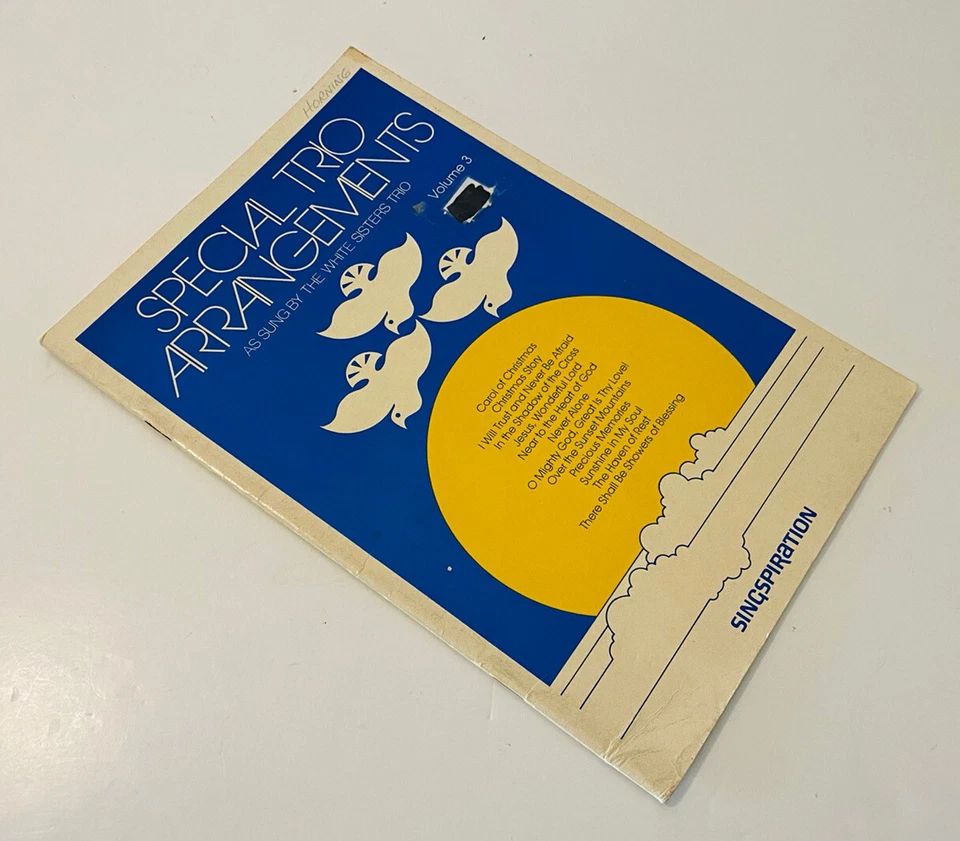 De Colección 964 Arreglos Especiales Trío Singspiration Vol 3 The White Sisters Trio Foto 2 de 4