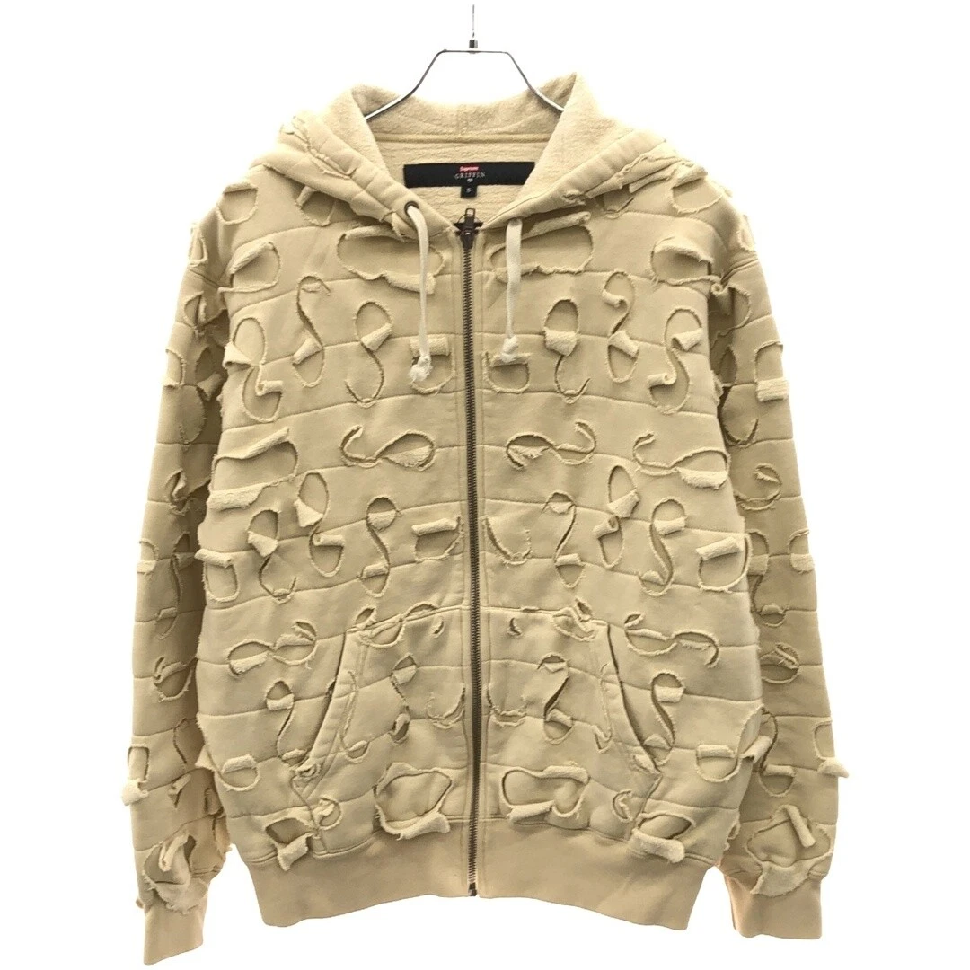 Sweat à capuche zippé Supreme 22AW Griffin beige S occasion MESC 0