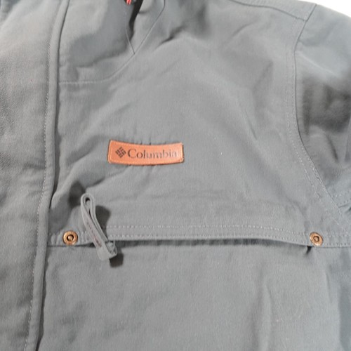 Columbia Parka Jacket Mens Large Blue Waterproof Chore Barn Interchange Outdoor - Picture 4 of 20