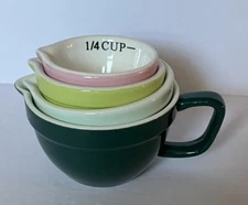 Ceramic Measuring Cup Set (4) Stackable