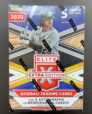 (1) 2020 Panini Elite Extra Edition Baseball Blaster Box Factory Sealed New   