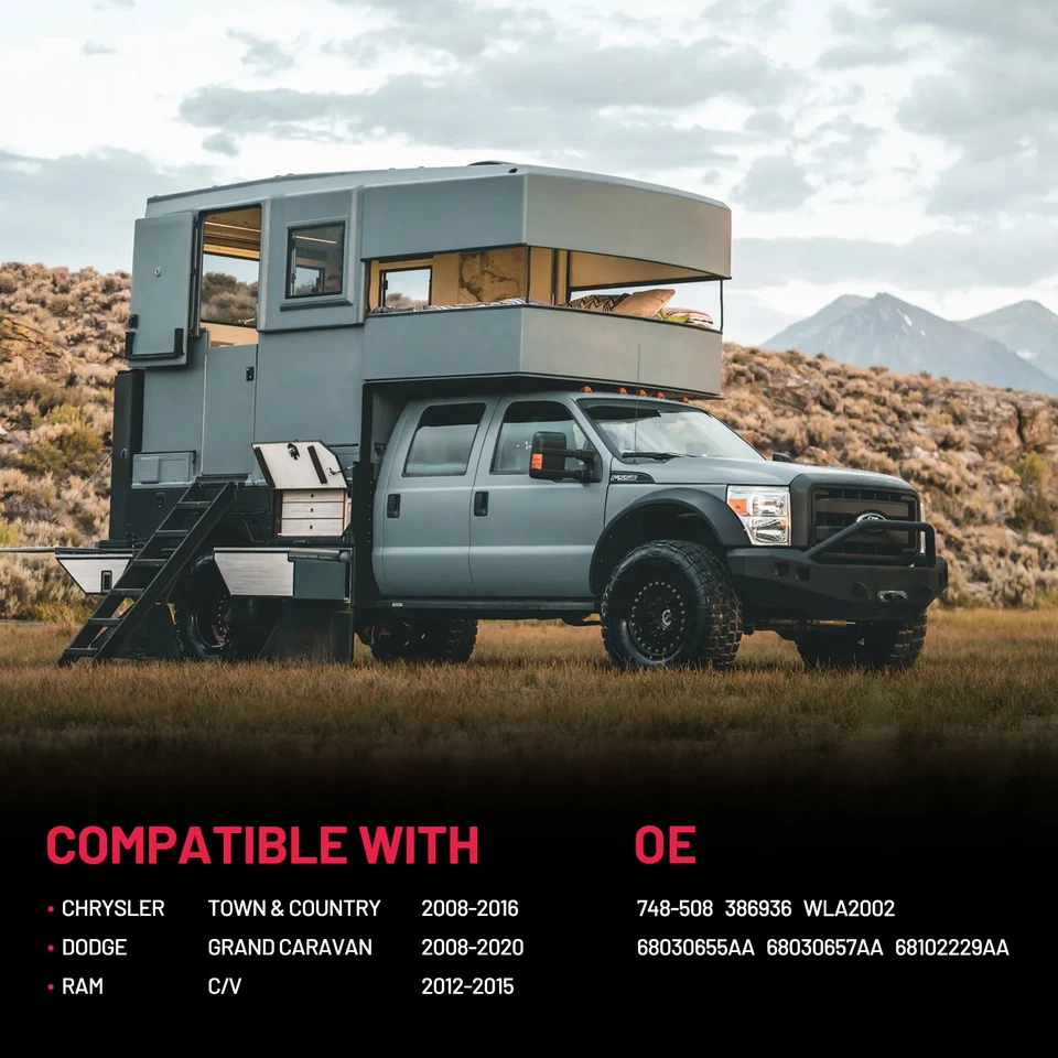 Power Window Regulator For 08-20 Dodge Grand Caravan w/ Motor Front Driver Side - Image 3 of 4