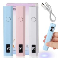 Mini Nail Lamp UV LED Light Portable Nail Polish Gel Dryer Curing Lamp Handheld