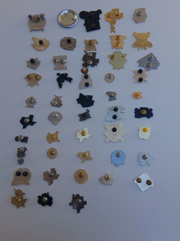 48 различных значков Little League разных лет и штатов, в основном Техас - Изображение 2 из 2