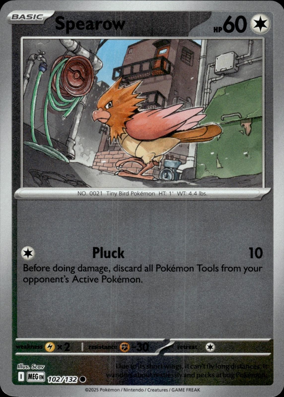 Spearow 102/132 Common Mega Evolution Pokemon Near Mint