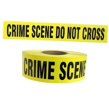 Tape 3 inch x 1000 feet, Hazard Safety Tape, 1-Pack Crime Scene Do Not Cross
