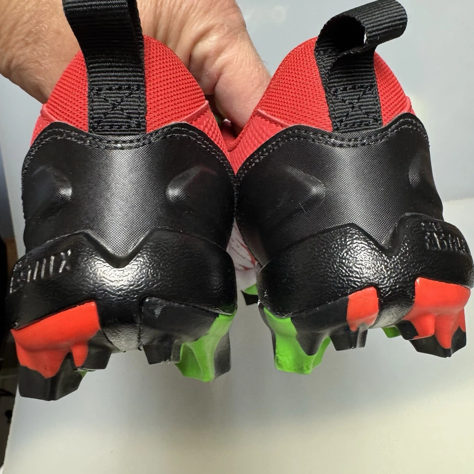 Chuteiras de basquete Nike Trout Fast Flex Youth 2Y FV8032-600 vermelho/preto/verde - Imagem 3 de 4