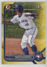 2022 Bowman Prospects Yellow Border 42/75 Martin Gimenez #BP-97 0m4r