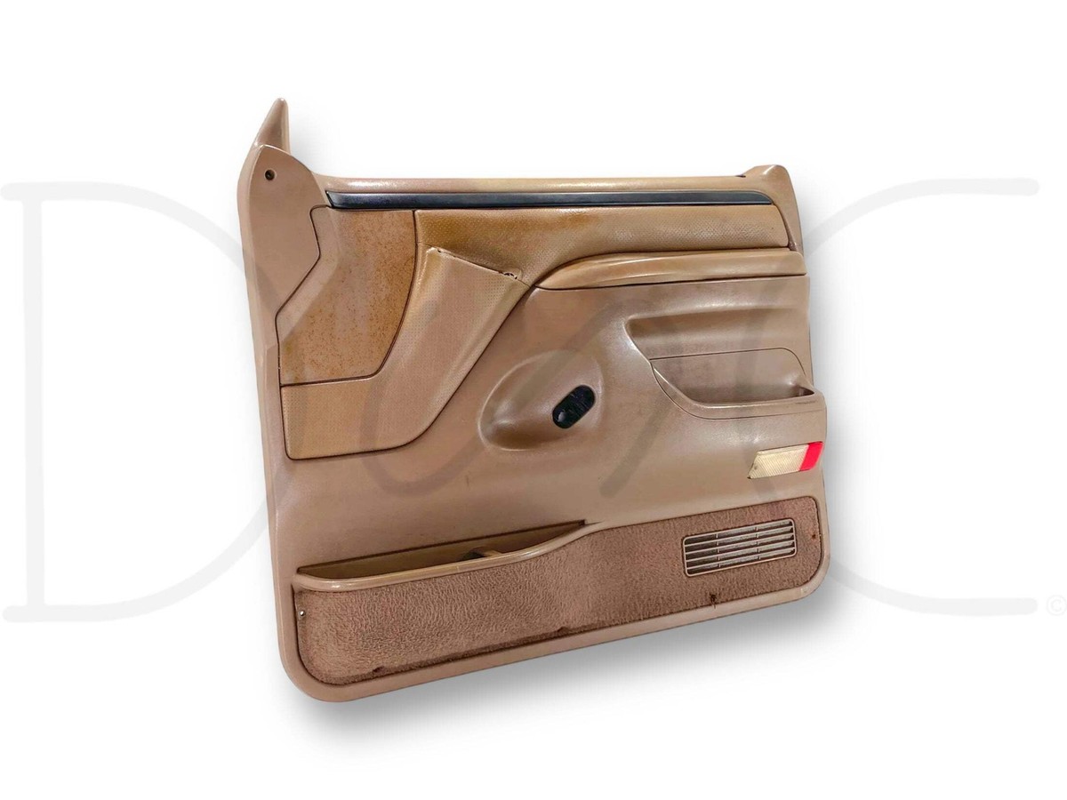 94-97 Ford F250 F350 RH Right Passenger Front Door Panel Mocha Tan