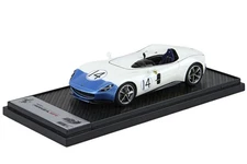 BBR BBRC220BS 1/43 Ferrari Monza SP1 Bianco Sanae and blue nose LIMITED