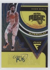 2020-21 Panini Flux Ultraviolet Signatures Khem Birch #UV-KHE Auto fm0