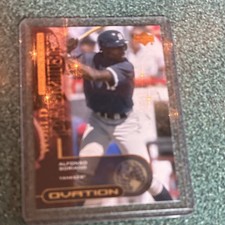 Upper Deck Ovation Gold Baseball Alfonso Soriano New York Yankees #GB5 (2000)