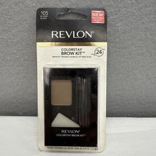 REVLON Colorstay Brow Kit 105 BLONDE 24 Hour Powder New in Package