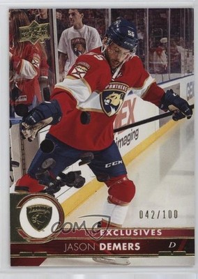 2017-18 Upper Deck Exclusives 42/100 Jason Demers #81 1k9