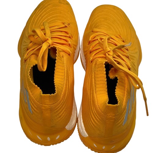 Adidas Mens Yellow Athletic Sneakers Size 15 Lightweight Knit Upper With Reflect - Picture 9 of 9