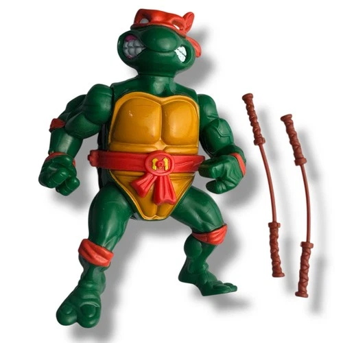 Teenage Mutant Ninja Turtles MICHELANGELO Storage Shell Playmates Vintage