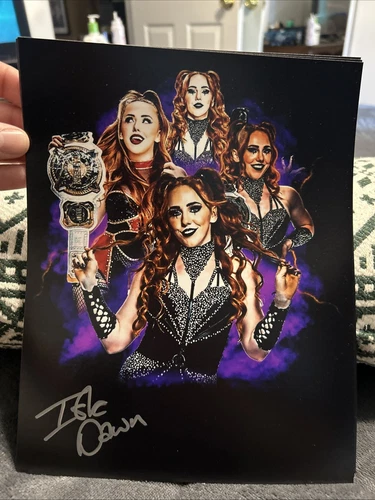 Isla Dawn Signed 8x10 Photo Autographed Signature Pro Wrestling NXT UK WWE Edit