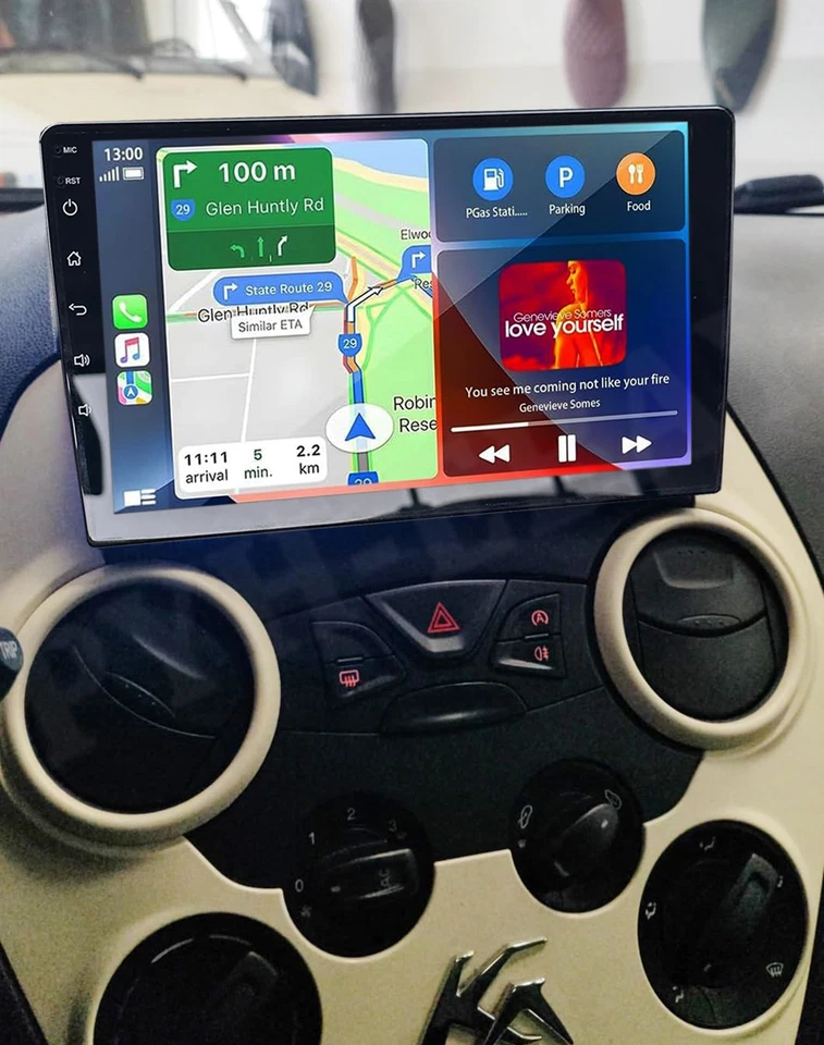 für 2008-2014 Ford Ka Autoradio mit Wireless Apple Carplay Android Auto GPS Navi - Bild 3 von 4