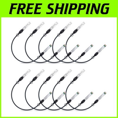 High-Speed 10G SFP+ Passive DAC Cable (0.25m) - Compatible with Cisco, Ubiquiti*