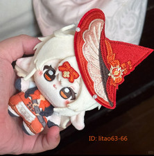 10cm Genshin Impact Anime Klee Plush Doll Pendant Keychain Stuffed Toy Gift