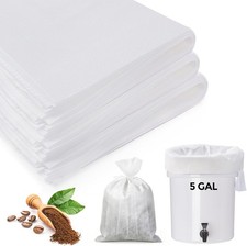 60PCS mercial Cold Brew Coffee Bags with Dstring, 20" X 20"